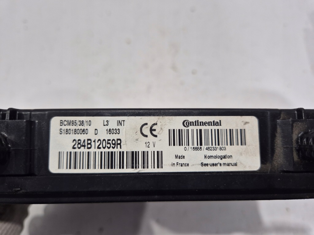 фото №3, Модуль блок керування bsm bcm renault megane scenic iii 3 zoe fluence 284b12059r