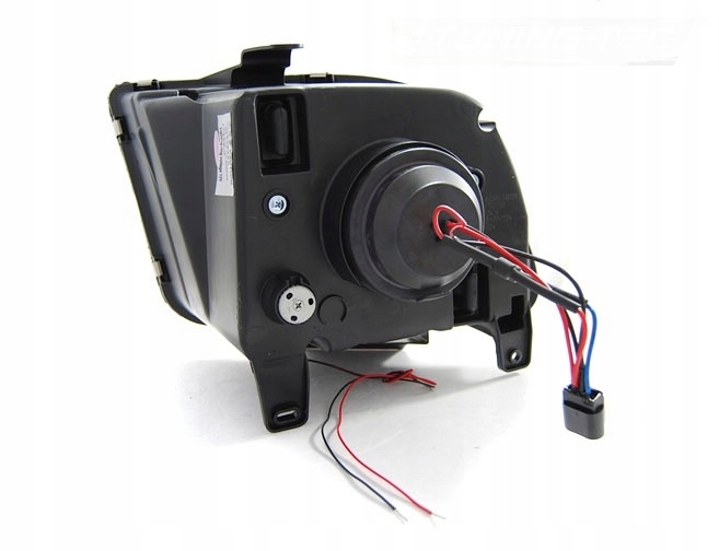 Фари ford mustang 04-09r чорний  led смуга Доставка