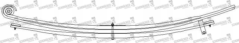 фото №1, Ресора renault schomäcker 85012600, o.e. 7422477181