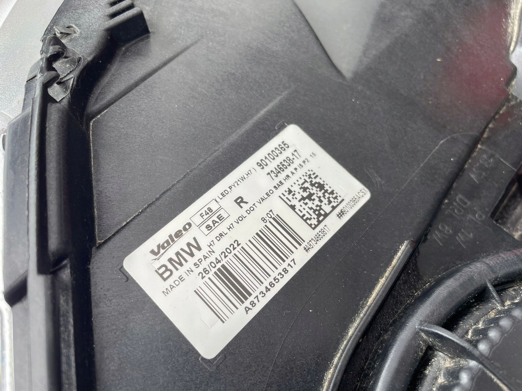 фото №9, Bmw x1 f48 лампы лампа левая перед usa 7346538 77346537