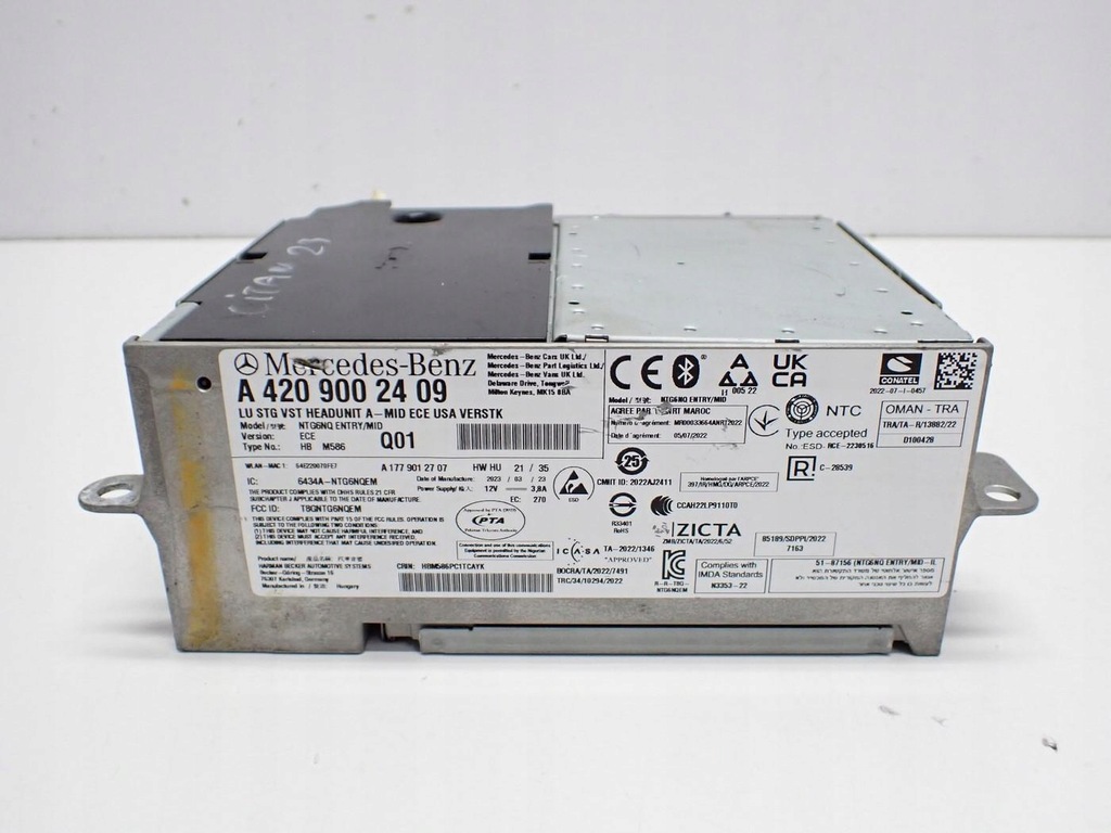 фото №9, Радио навигация navi дисплей europa mercedes citan ii w420 23r