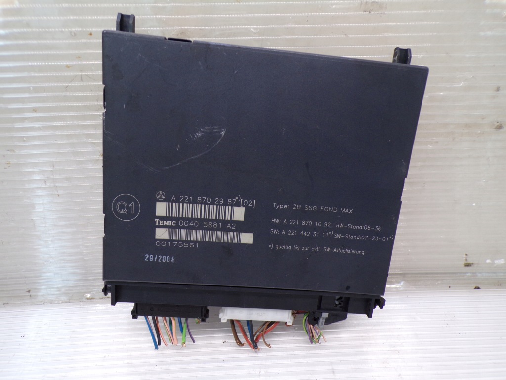 фото №1, Модуль сидіння задня mercedes w221 long 2218702987