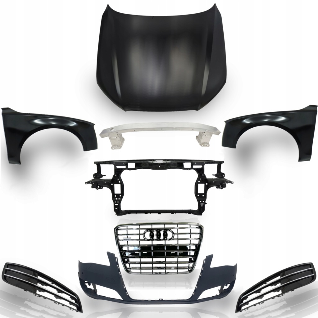 Капот крышка двигателя audi a8 d4 рестайлинг  13-17r алюминиевая cała Недорого