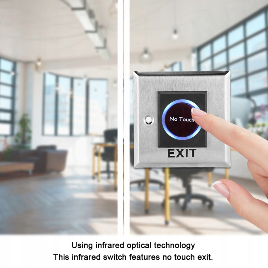 фото №7, Переключатель датчика инфракрасный bezdotykowy, bezdotykowy кнопка выход