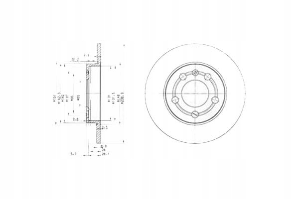 Диск гальмівна delphi Доставка