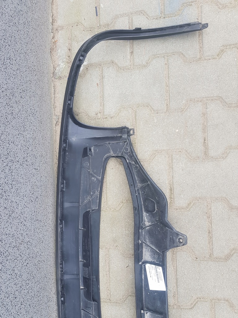 фото №6, Накладка диффузор бампера задняя задний porsche macan 95b807834m