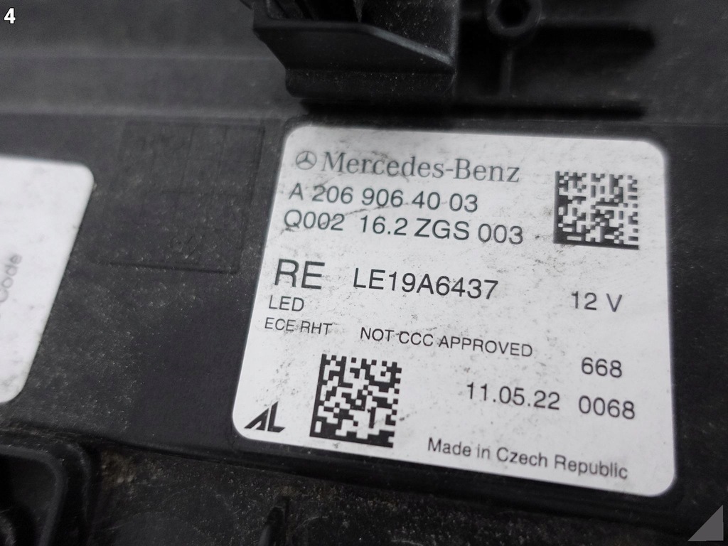 фото №5, Mb c-klasa w206 21- full led performance лампа eu