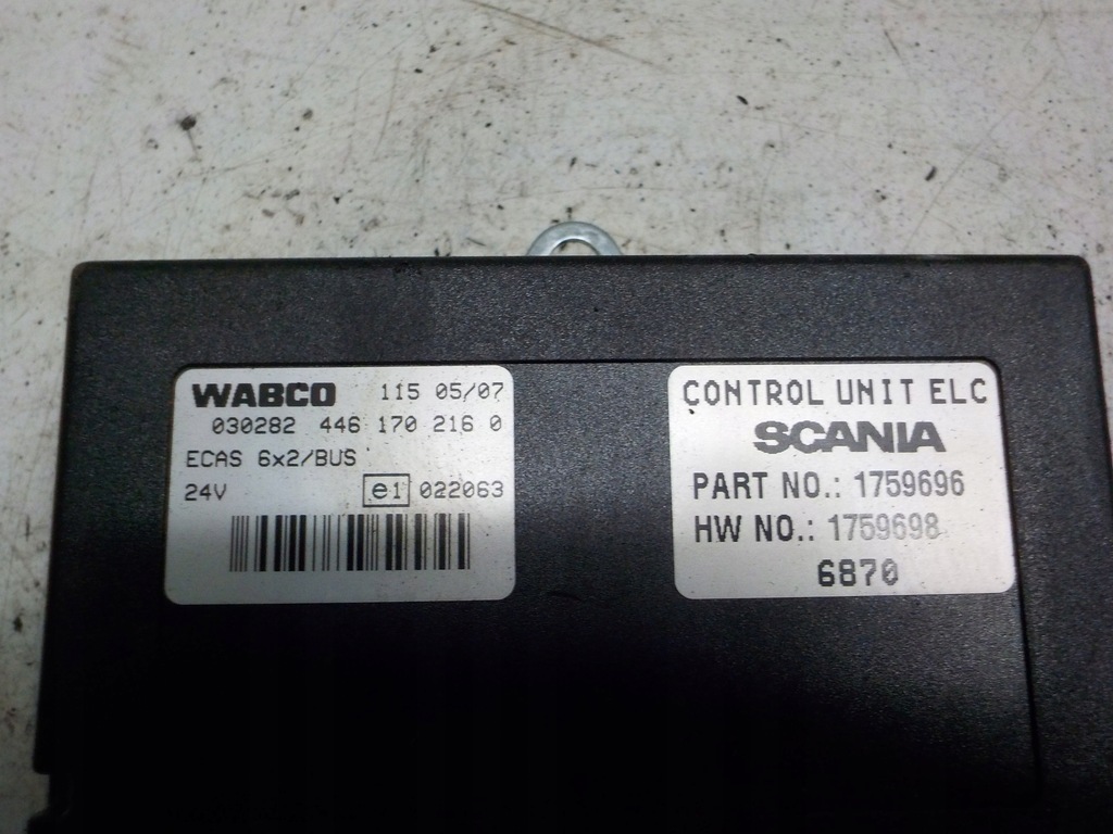 фото №2, Scania блок керування ecas