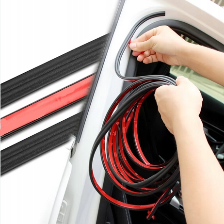фото №3, Лента уплотнительная прокладка b do дверь автомобиля шумоизоляционная гибкая 5m