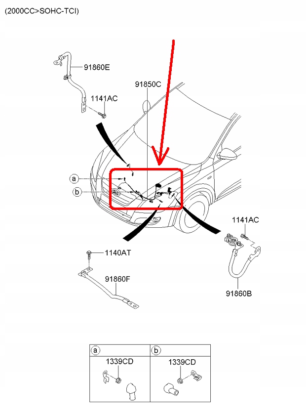 фото №11, Жгут шланг плюсовой „+” аккумулятор kia cee'd