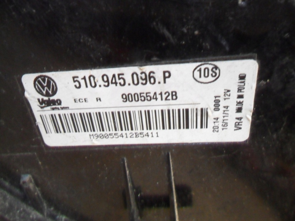 фото №11, Vw golf sportsvan лампа правый задняя 510945096p