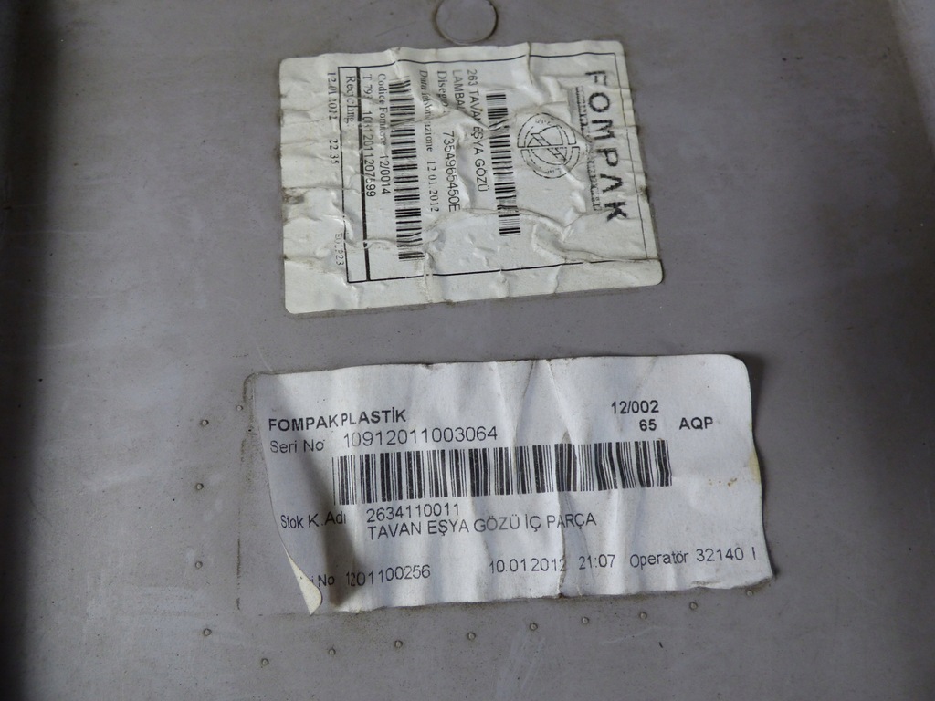 фото №7, Защита полка потолочный 735455668 opel combo d