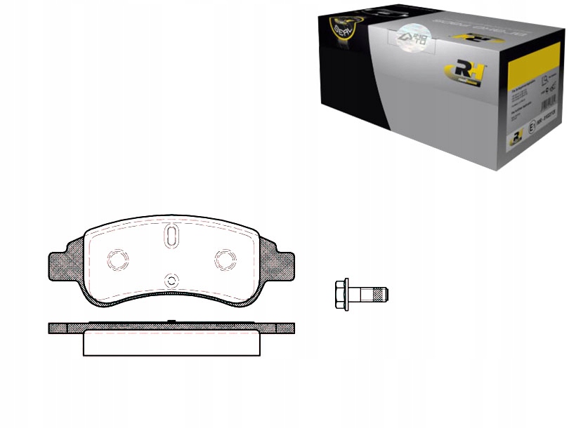 фото №1, Гальмівні колодки гальмівні citroen berlingo peugeot 1007 par