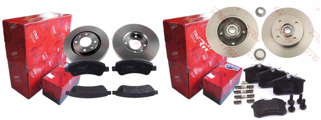 фото №1, Гальмівні диски гальмівні колодки trw перед задня peugeot 207 208 266m