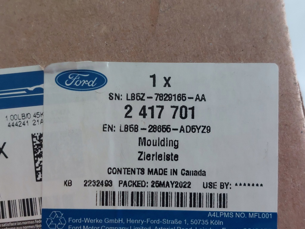 фото №5, Ford explorer молдинг крила ліва задня