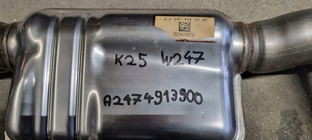 фото №10, Mercedes w247 h247 gla гаситель выхлоп kompletny a2474906202 a2474913900