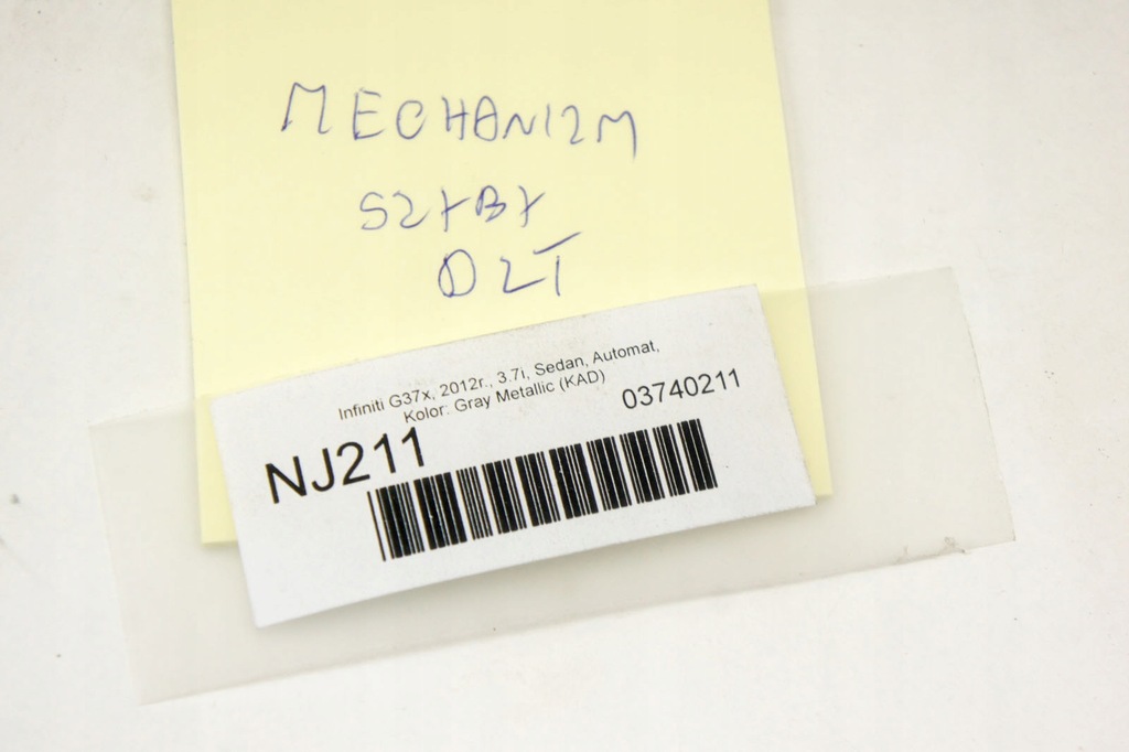 фото №6, Nj211 infiniti g37 механизм стекло левый задняя