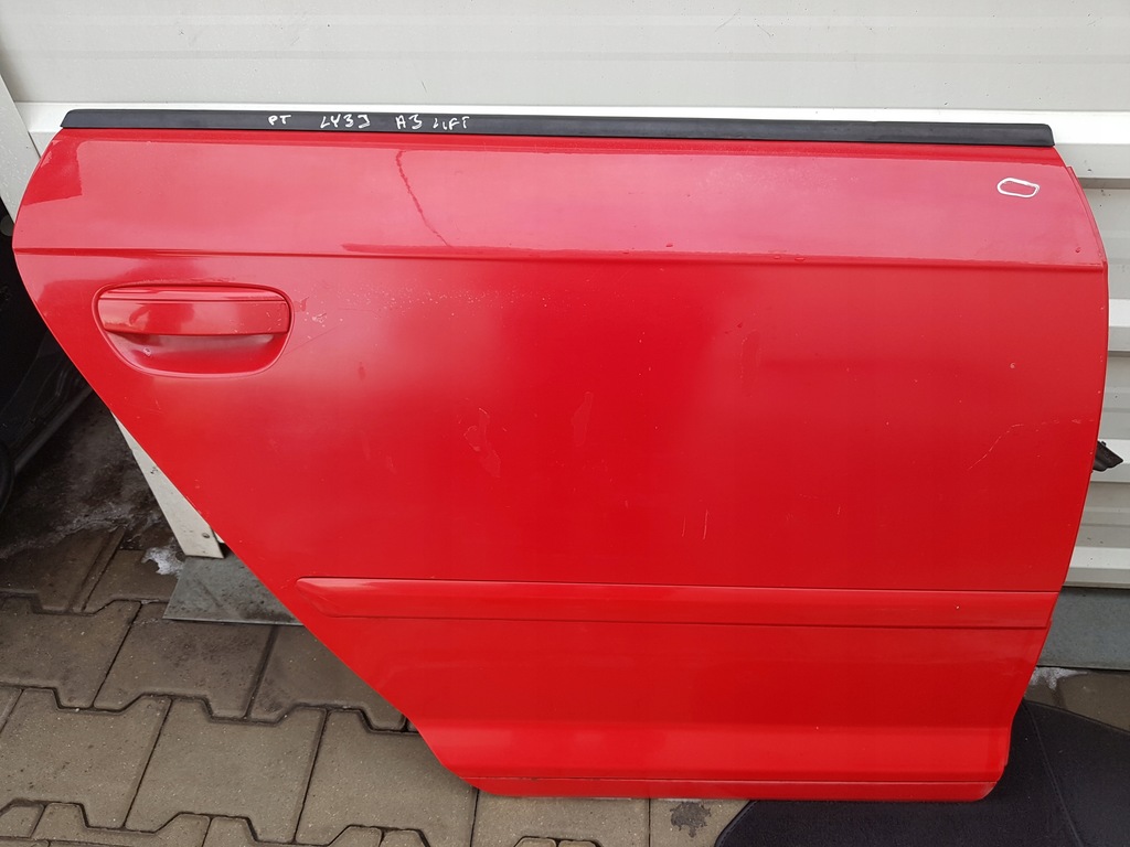 фото №1, Audi a3 8p 04-12r дверь правое задняя задние