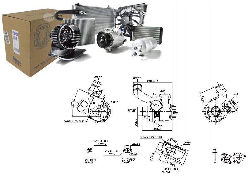 фото №1, Турбонагнетатель renault avantime espace iv laguna ii vel satis 2.2d