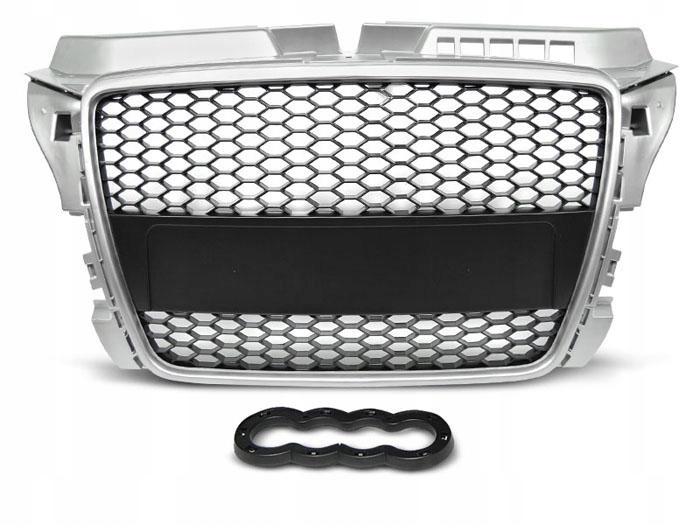 фото №3, Решітка радіатора audi a3 8p rs-type 4/08-7/12 silver