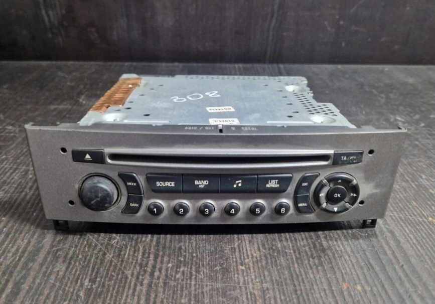 фото №1, Peugeot 308 радио cd 96650205xh00