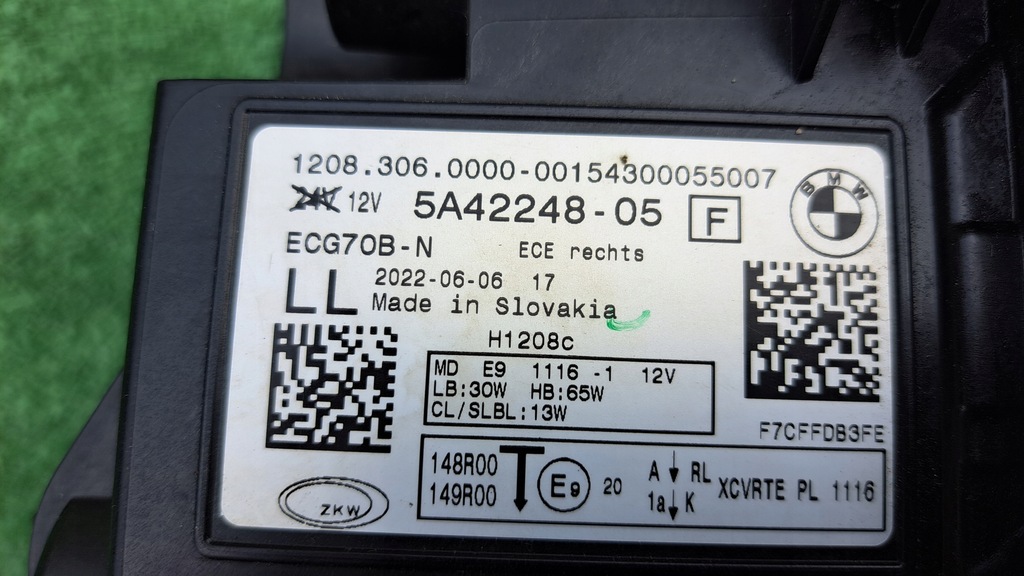 фото №7, Bmw 2 ii w06 full led лампа передняя