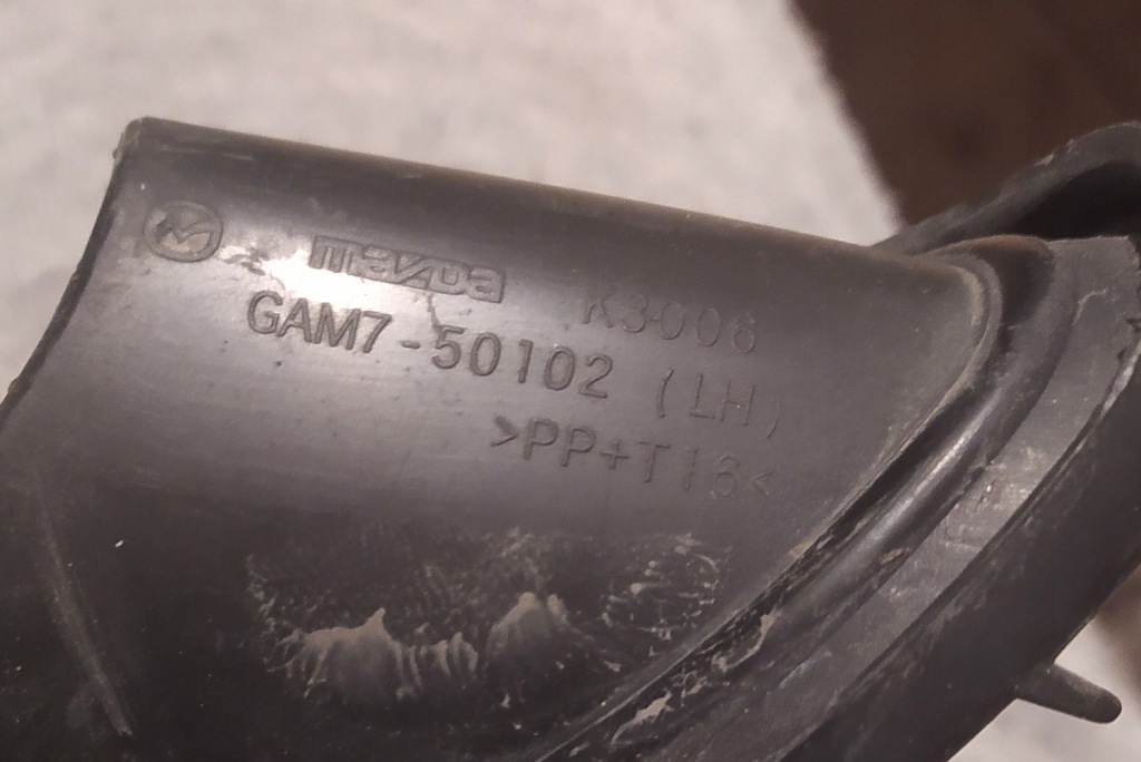 фото №4, Решітка бампера рамка протитуманної фари лівий перед mazda 6 ii gh 2007-2012