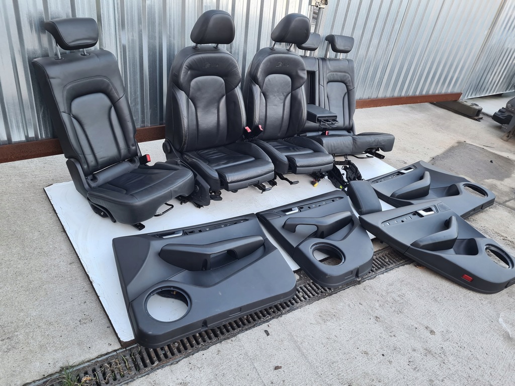 фото №13, Сидіння сидіння audi q5 8r шкіра s line комплект !!!