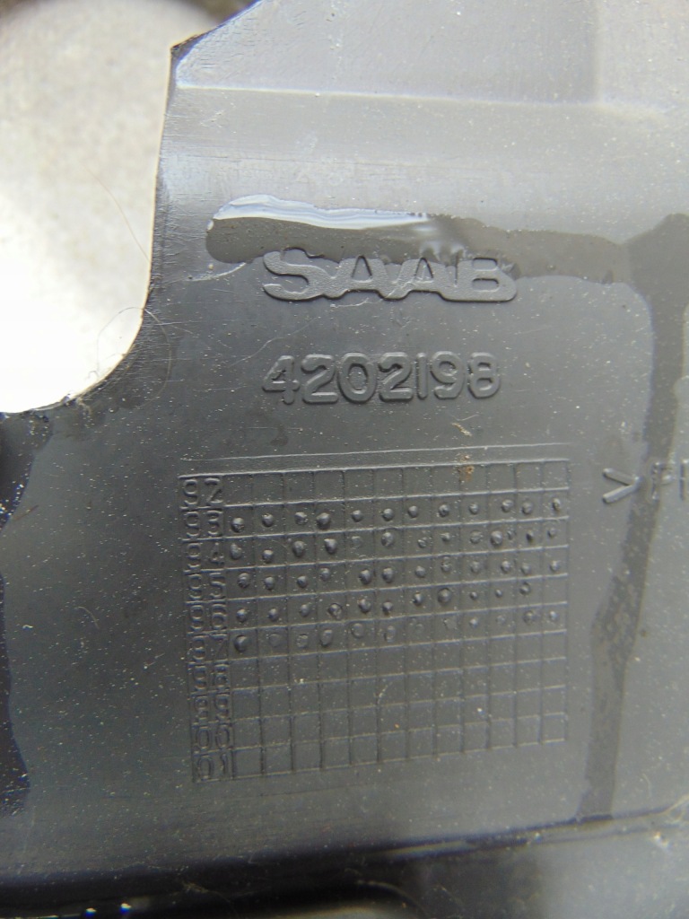 фото №11, Подлокотник туннель средний saab 9-3 i 98r- cabrio