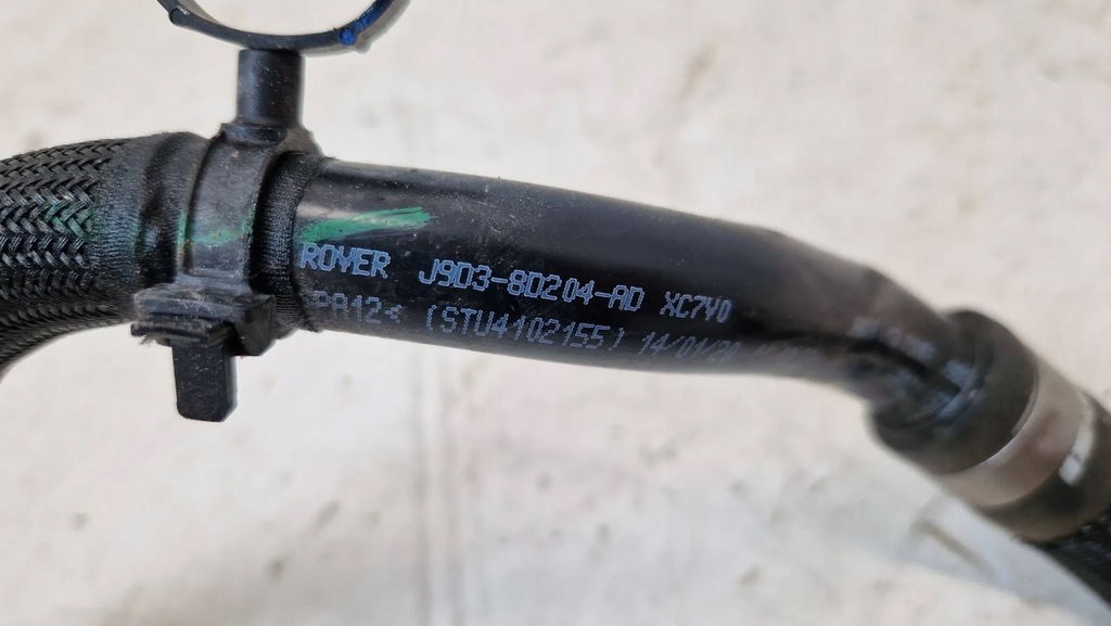 фото №3, Wąż шланг трубка wody радіатора jaguar i-pace j9d3-8d204-ad