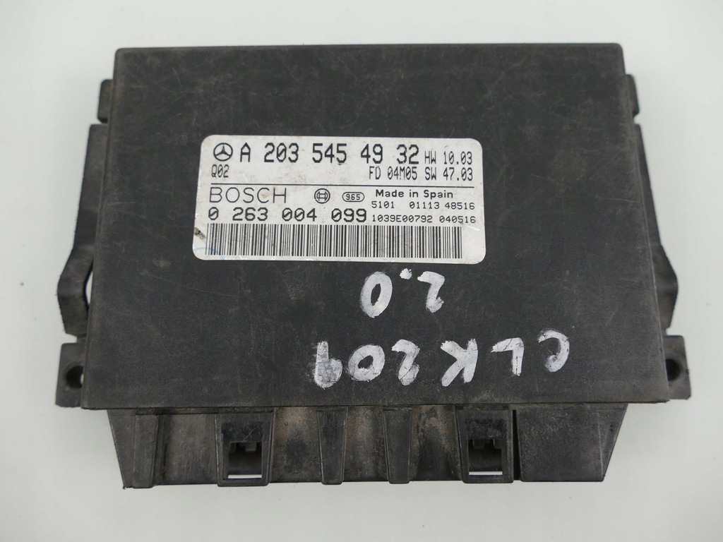 фото №1, Mercedes w209 w203 модуль датчиков pdc блок управления
