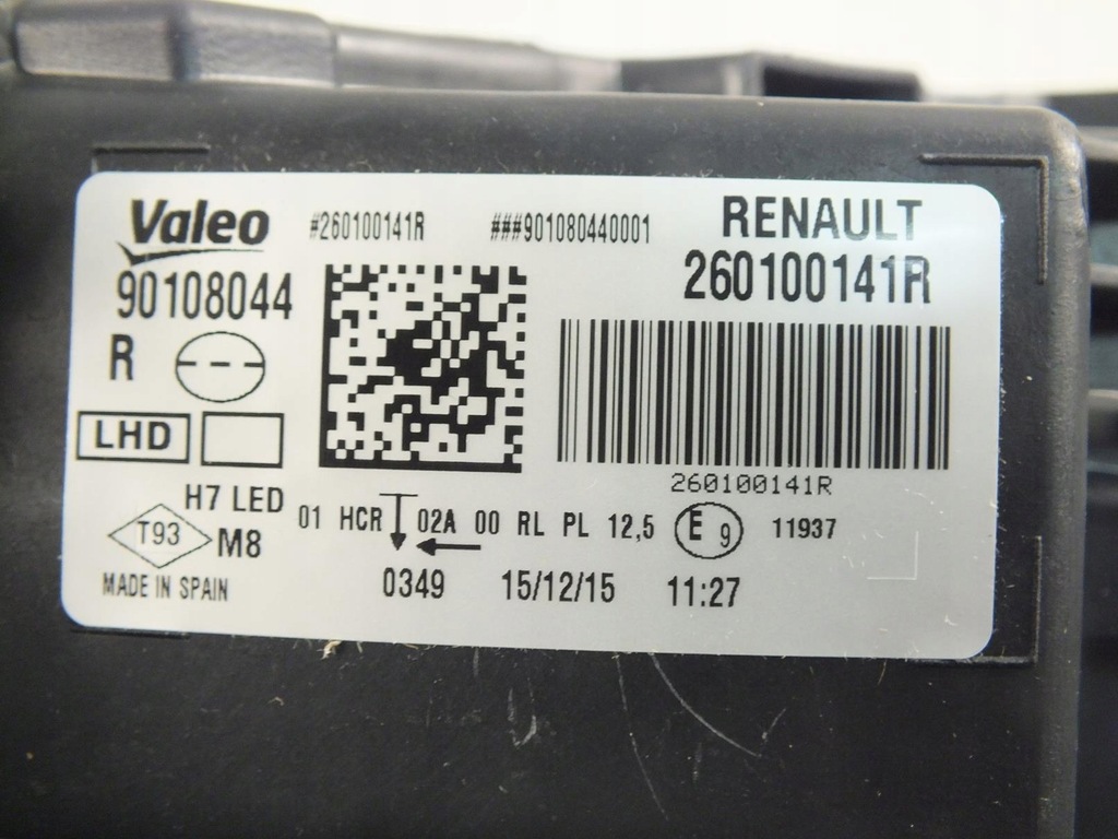 фото №3, Renault megane iv фара правий