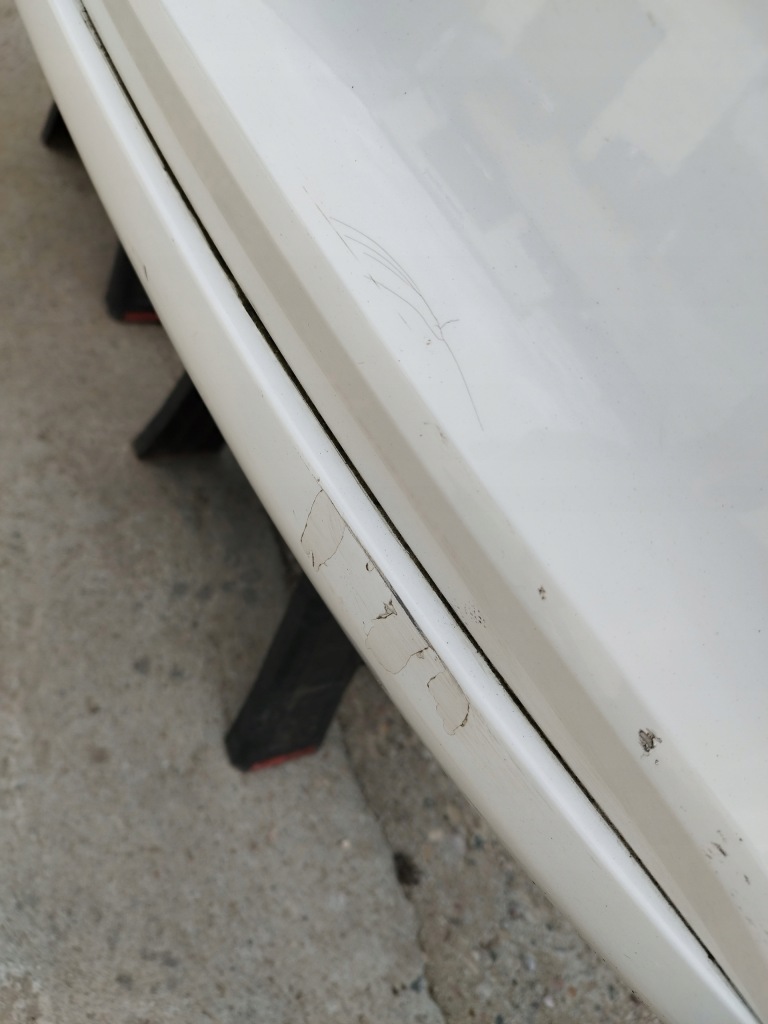 фото №10, Бампер задняя задний 5 дверь hb vw polo 6r v 5 lata 2009-2014 белый