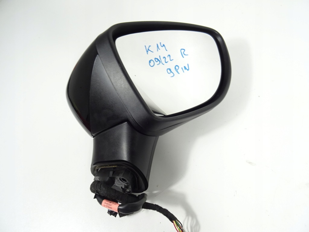 фото №15, Micra k14 зеркало правое 9pin чёрные полный