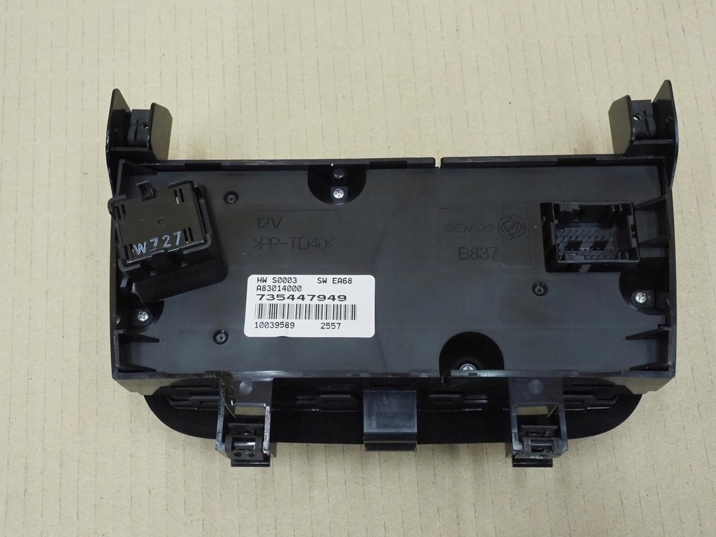 фото №12, Панель блок управления обдув climatronic кондиционер 735447949 fiat grande punto