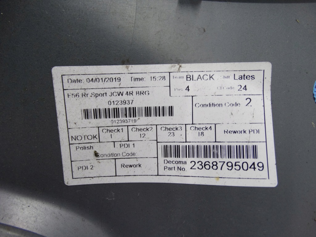 Mini cooper f56 jcw 14-19 бампер задний оригинал 7351658 john cooper works в Украине