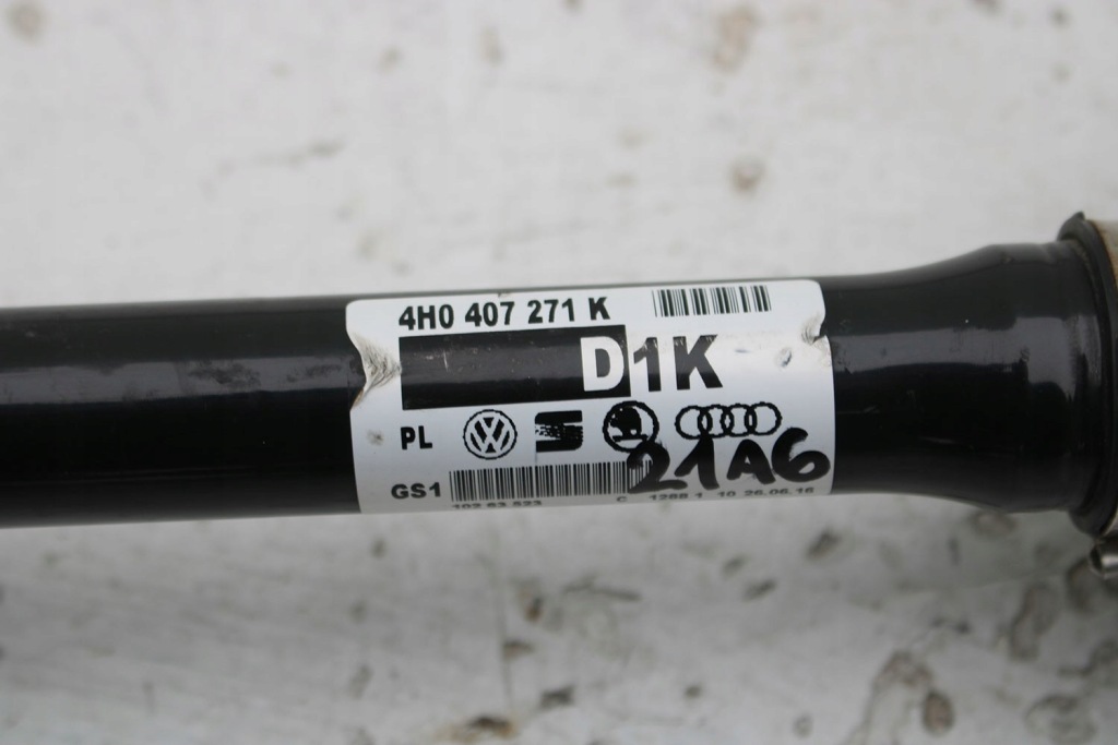 Audi a6 a8 q5 приводной вал передняя перед 4h0407271k 4g 4h d4 2010-2017 4h0 407 27 с Разборки