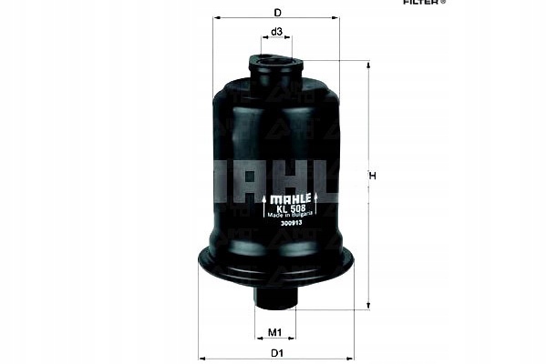 фото №1, Knecht фильтр топлива hyundai accent ii, coupe, lant