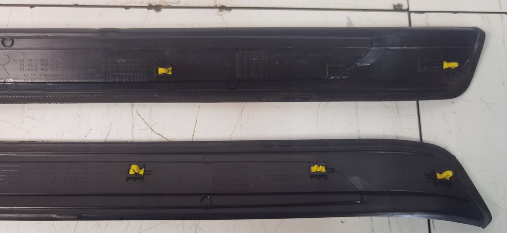 фото №8, Комплект накладки пороговые mpakiet e90 e91