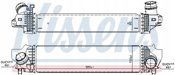 Nissens інтеркулер bmw 1 f40 2 f45 2 gran купе f44 2 gran tourer Київ