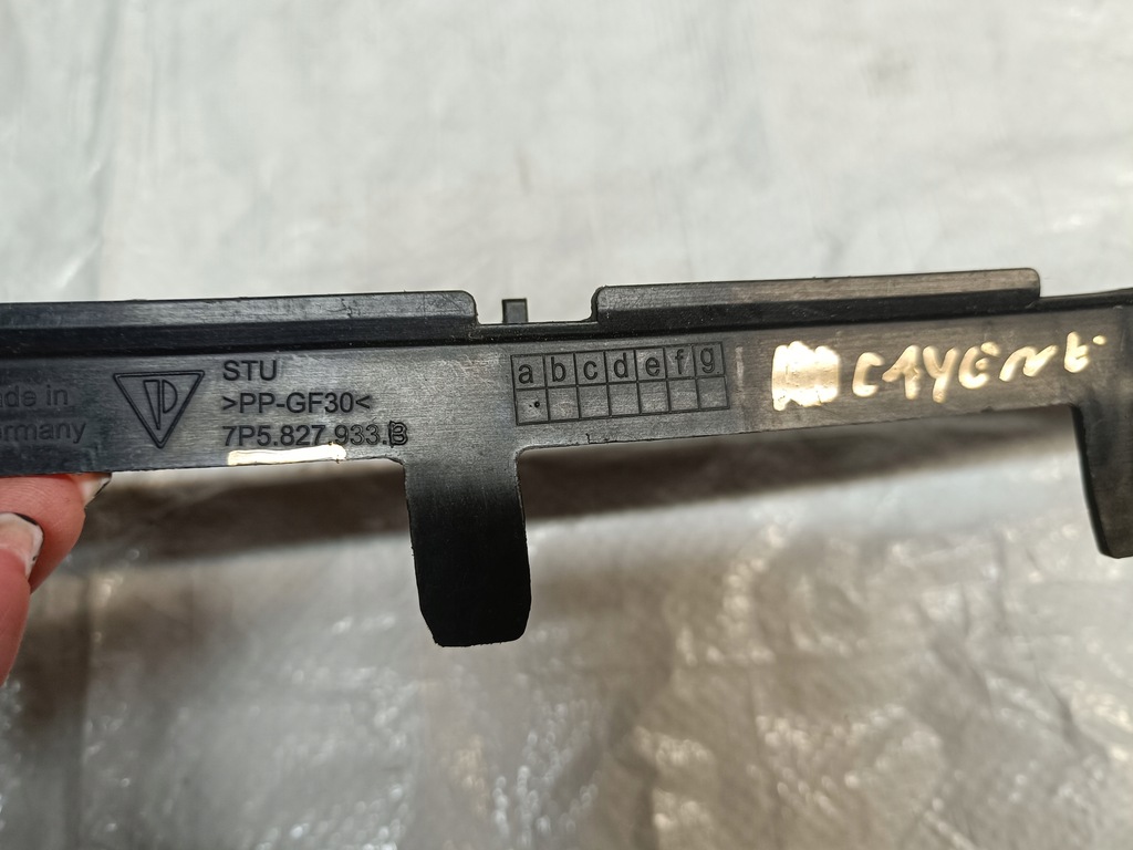 фото №13, Молдинг кронштейн спойлера cayenne ii 7p5 7p5827933