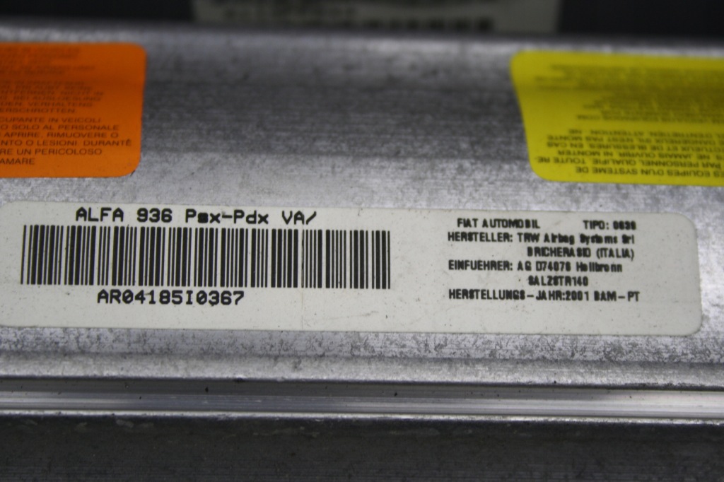 фото №11, Подушка воздушная pasarzera подушка безопасности заглушка alfa romeo 166 60676138