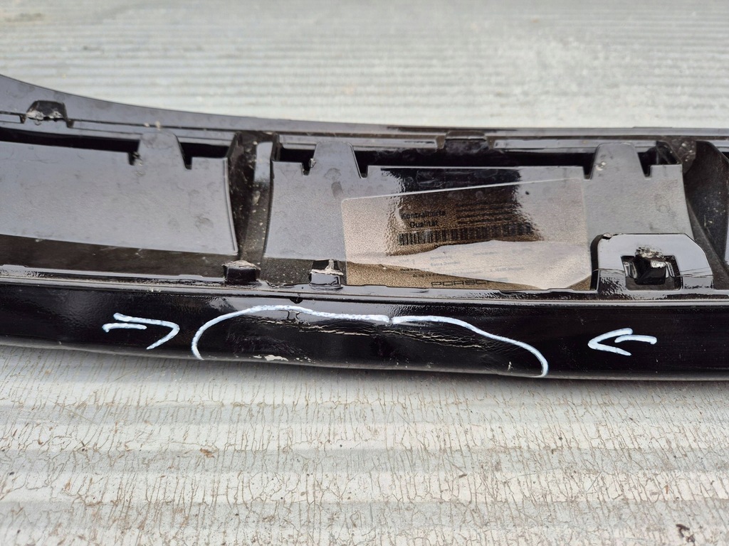 фото №10, Porsche macan 95b 14- дифузор накладка бампера заднього 95b807834p