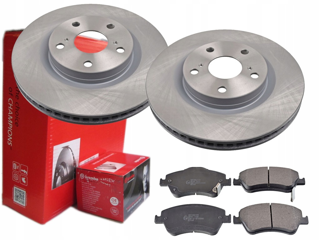 фото №1, Гальмівні диски гальмівні колодки brembo перед toyota auris e15 296mm