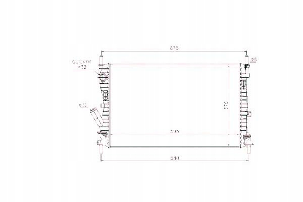 фото №2, Радиатор ford fiesta fusion 1,6tdci 04- nrf