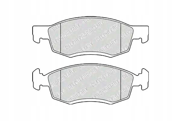 фото №1, Delphi тормозные колодки тормозные chevrolet aveo dacia logan