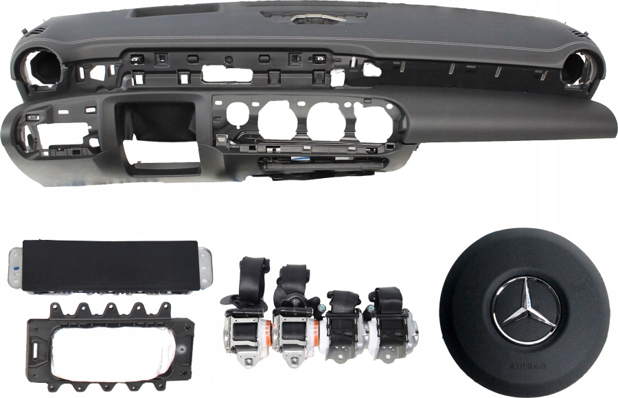 фото №1, Приборная панель консоль подушка безопасности ремни mercedes a w177