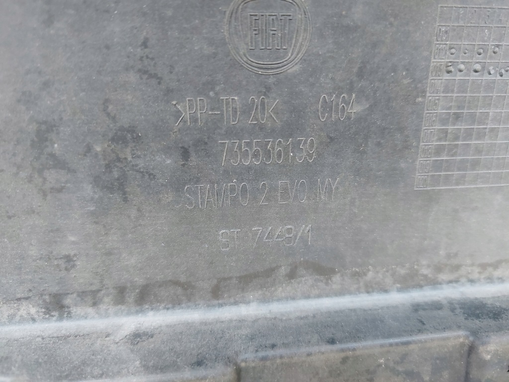 фото №15, Бампер передній перед fiat grande punto evo lift 13r niebieski