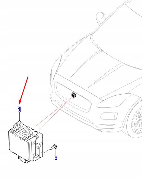 фото №1, Jaguar i-pace x590 distance датчик t4k4056 original