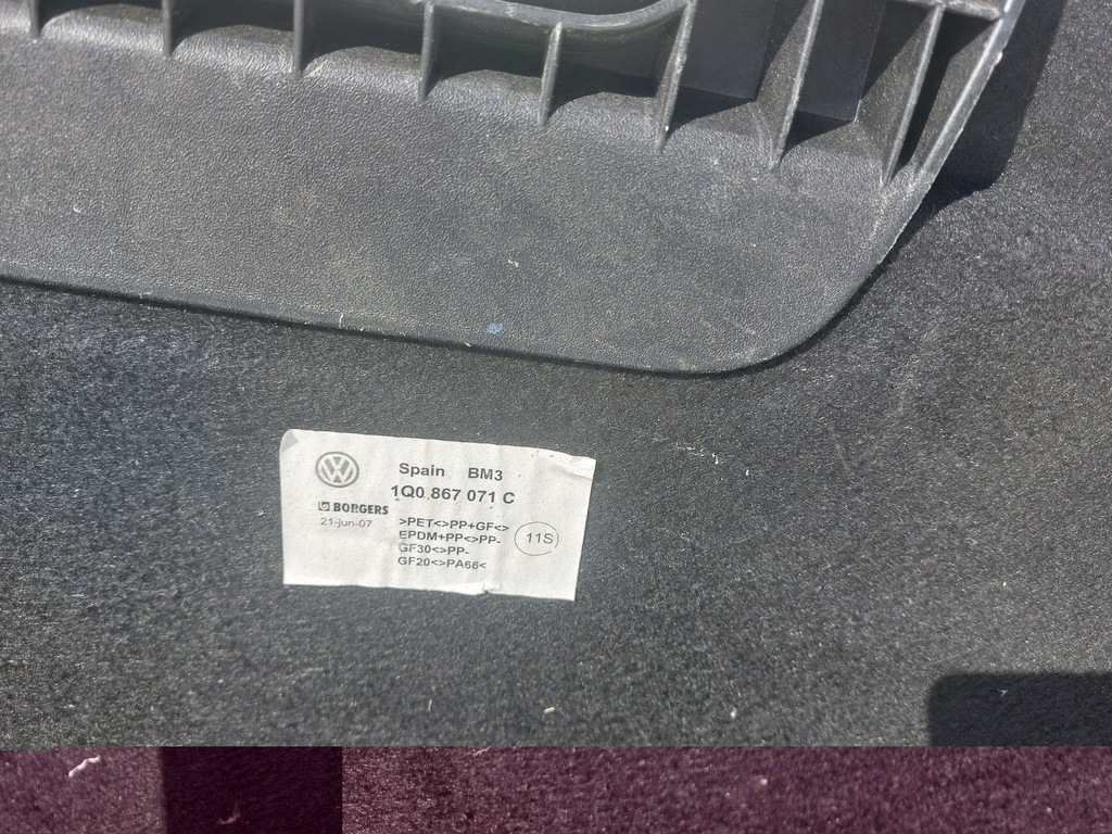 фото №8, Полиця багажника vw eos 1q0 eu